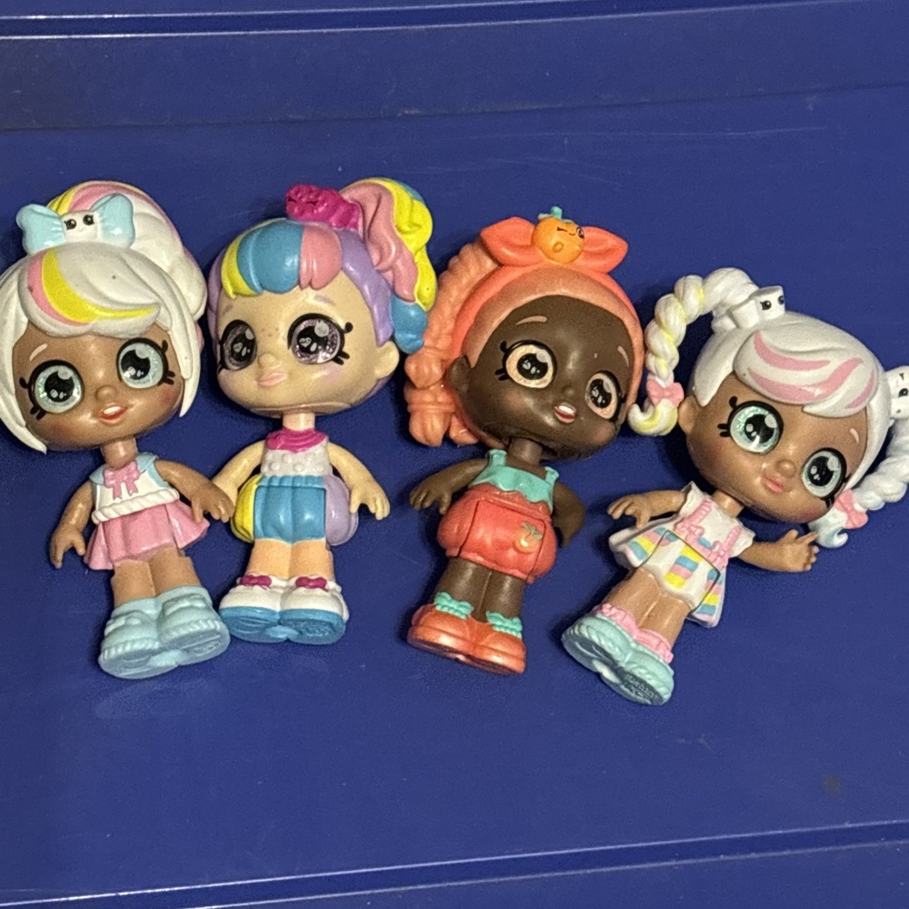 Kindi Kids Minis Bobble Head Rainbow Kate Doll Summer Peaches Marsha Mellow Lot - Picture 4 of 5
